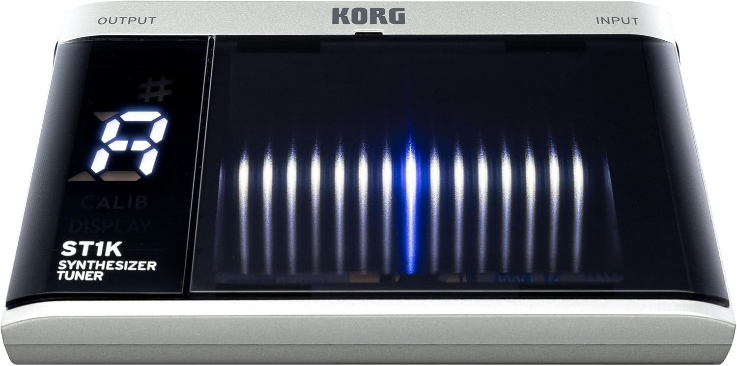Korg ST1K Tuner for Analog and Modular Synthesizers w/ 3D Visual Meter and Optimized Circuitry