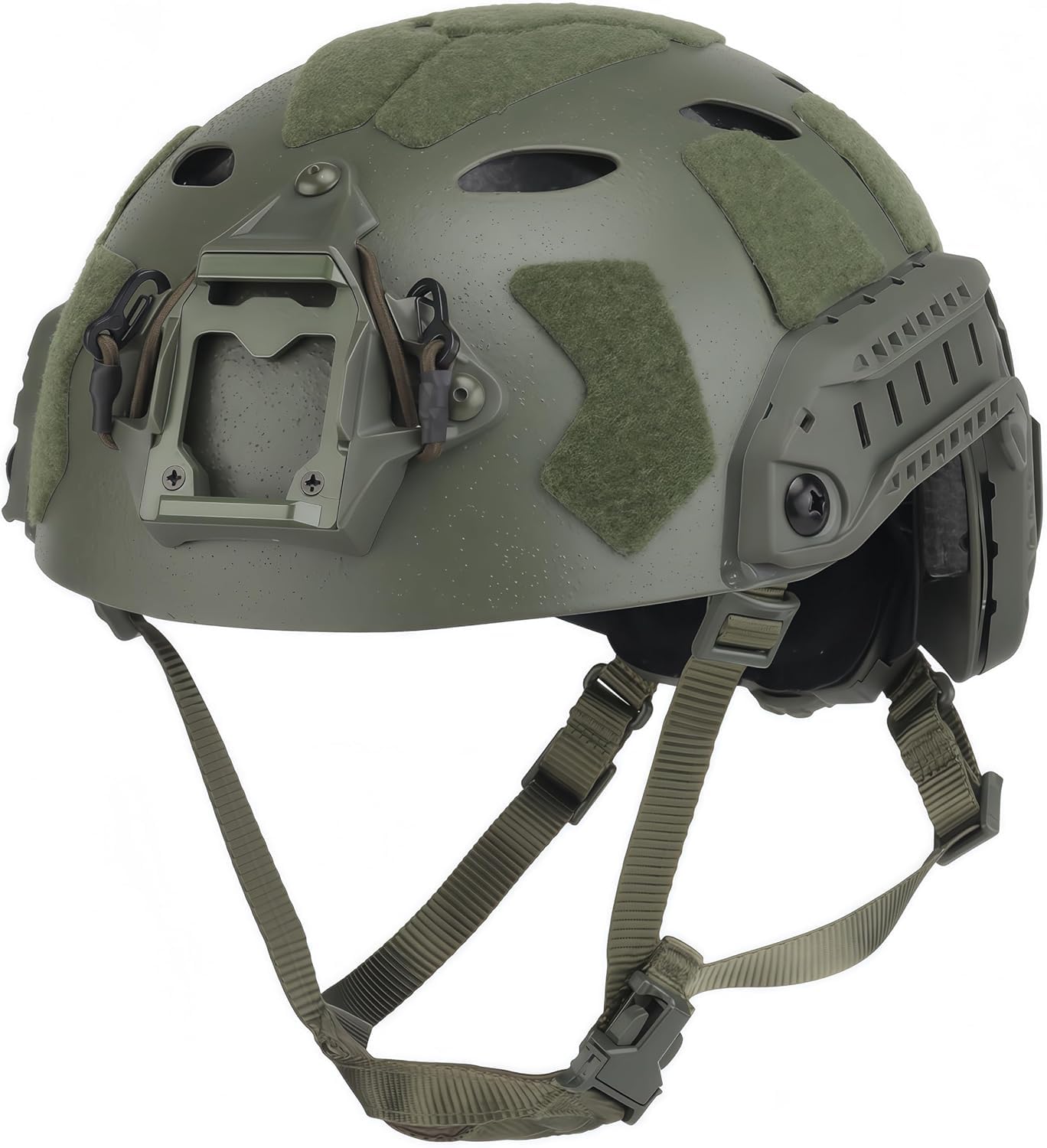 taktischer Fast SF High Cut Helm Sandgestrahlte Version Kopfhörergurtschlitze Reservemasken-Verbindungslöcher Airsoft CS-Spielhelme