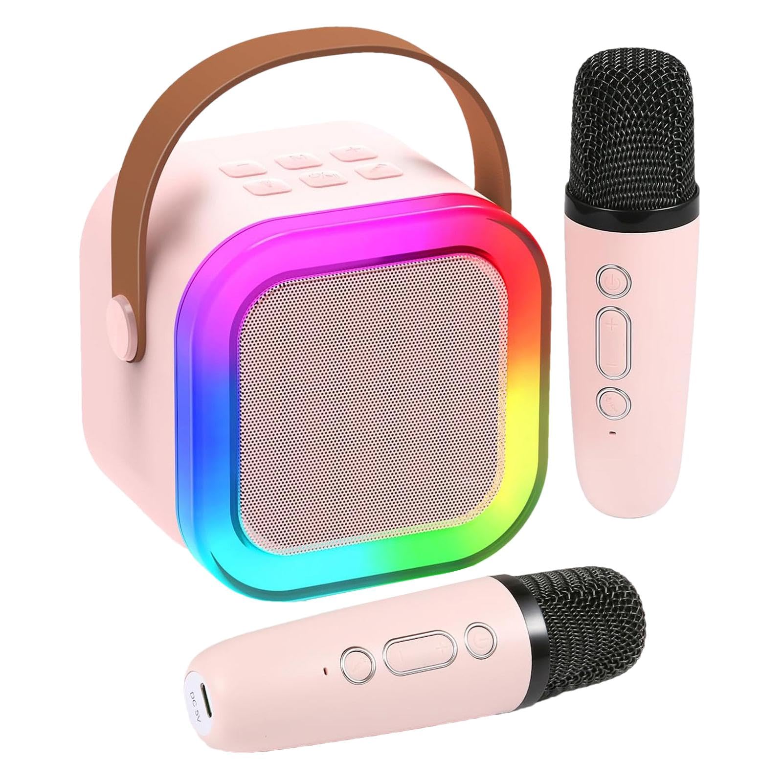 Machine de karaoké portable haut-parleur de chant Bluetooth et micros - 8