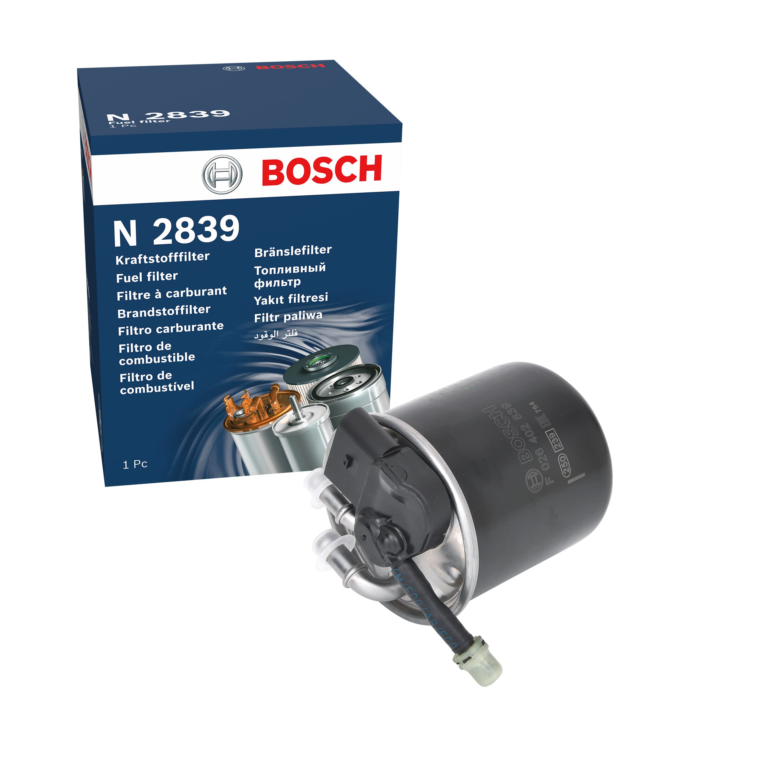Filtro De Combustible Diésel Bosch N2048 - Repuesto De Calidad Para Vehículos Diésel