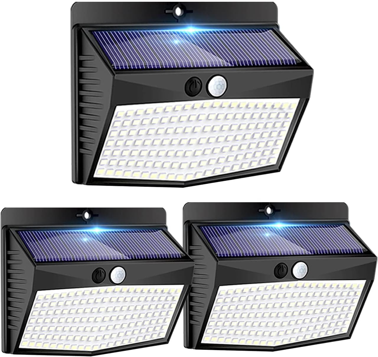 Lampe Solaire Extérieure Détecteur De Mouvement 1500 LM - IP65, 4400mAh, 4 Modes, Blanc Froid - 2