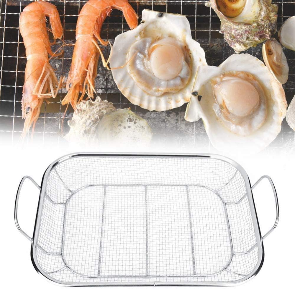 頑丈で耐久性のあるバーベキューグリルバスケット、ステンレス鋼のバーベキューグリルバスケット
