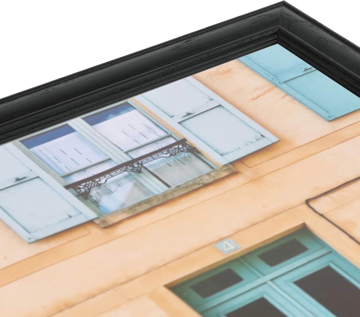 ArtToFrames 5x7 Inch Black Picture Frame, 1 - Pack, This 1.25 inch Custom MDF Poster Frame is Galleria Noir, Comes with Regular Glass (Frame_Pack_1_0066-59504-YBLK-5x7)