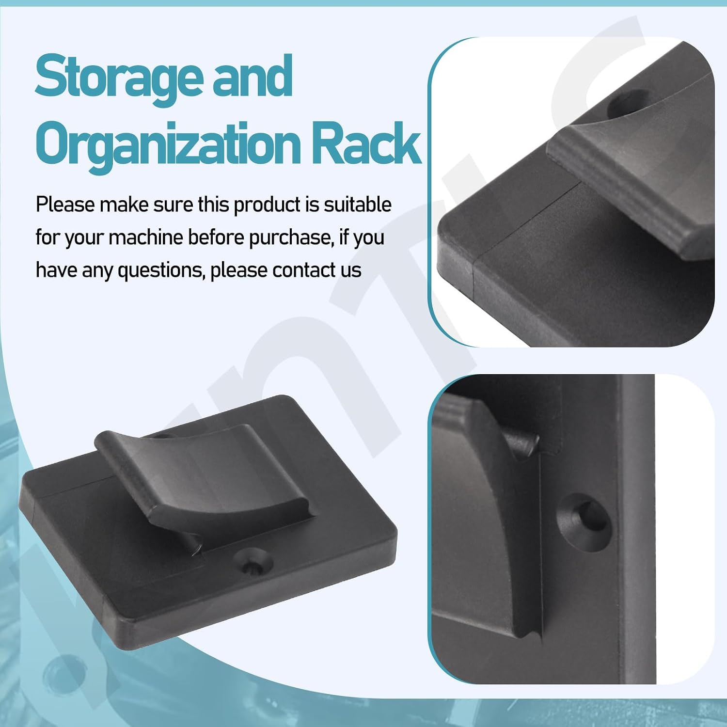 Vacuum Wall Mount Bracket for Black+Decker dustbuster QuickClean Cordless Handheld Vacuum (HNVC215B10) - Storage and Organization Rack