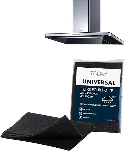 Filtre Hotte Charbon Actif 40x100 cm Today