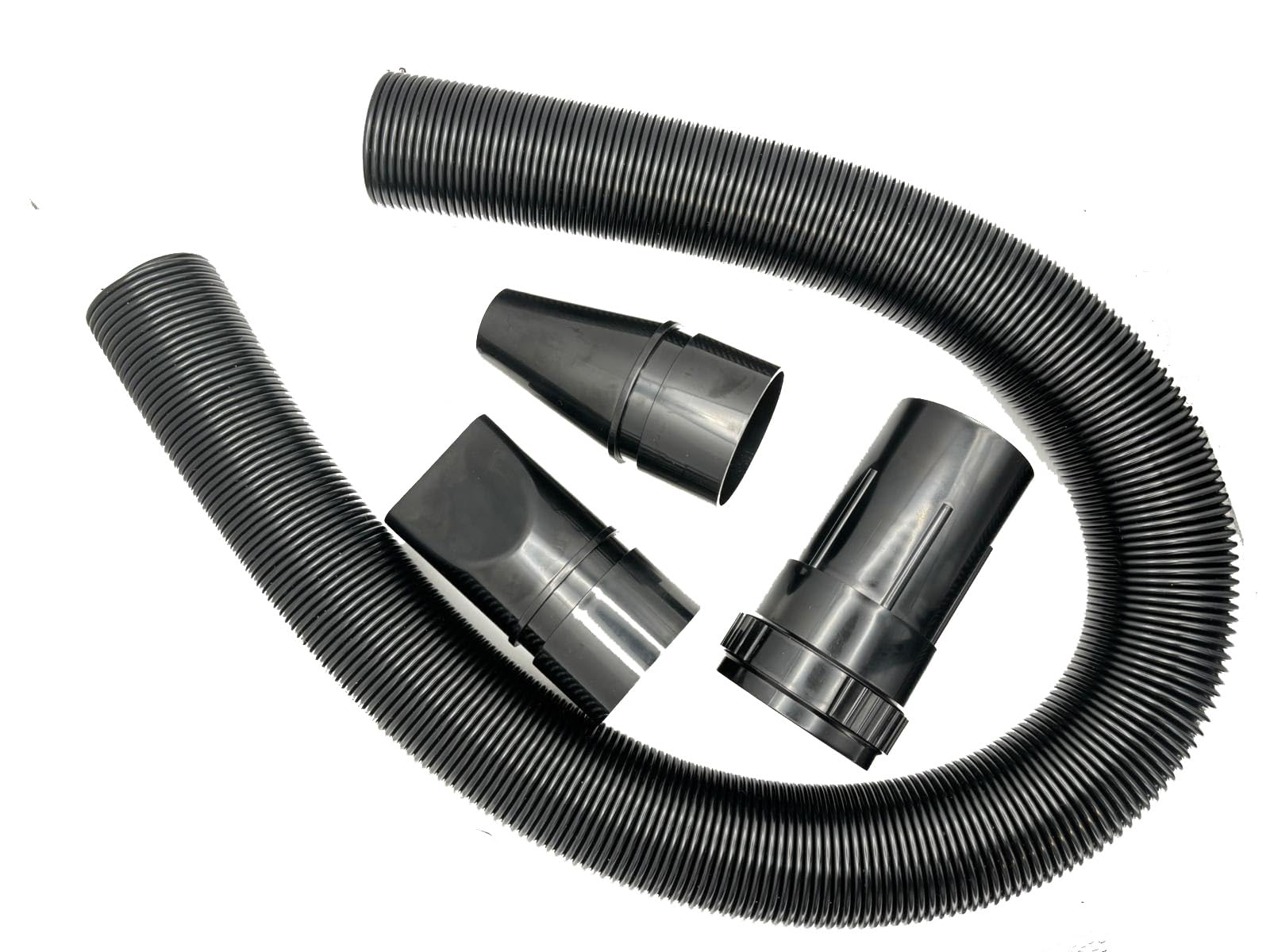 Manguera Tubo Flexible para Secador Expulsor de Mascotas – Extensible hasta 2 m – Tamaño L 80 cm – Ø 4,8 cm – Compatible con Varios Modelos y Lavamascotas