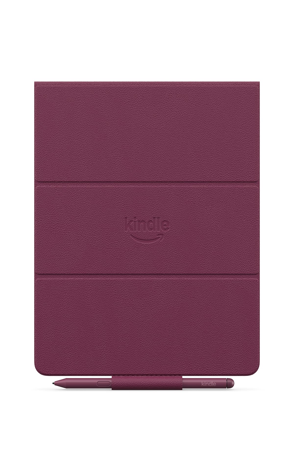 Nouvel étui à rabat avec système de fixation aimanté pour Amazon Kindle Scribe : étui de protection fonctionnel en cuir premium