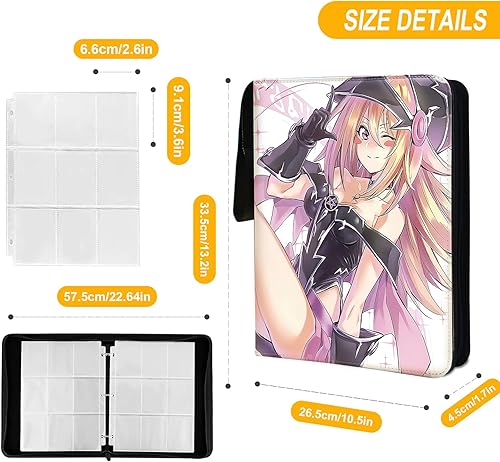 Miniatura 2 de Trading YGO - Carpeta de tarjetas para 900 tarjetas, con 50 fundas extraíbles, juguetes regalos para niños y niñas