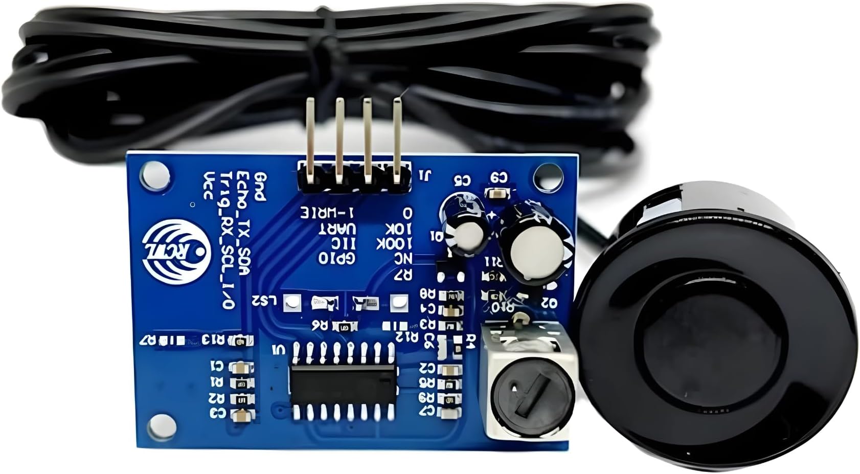 JSN-SR04T Ultrasonic Distance Sensor | Measuring Ranging Transducer | Waterproof Design for Accurate Distance Measurement and Outdoor Use | Fully Tested Module