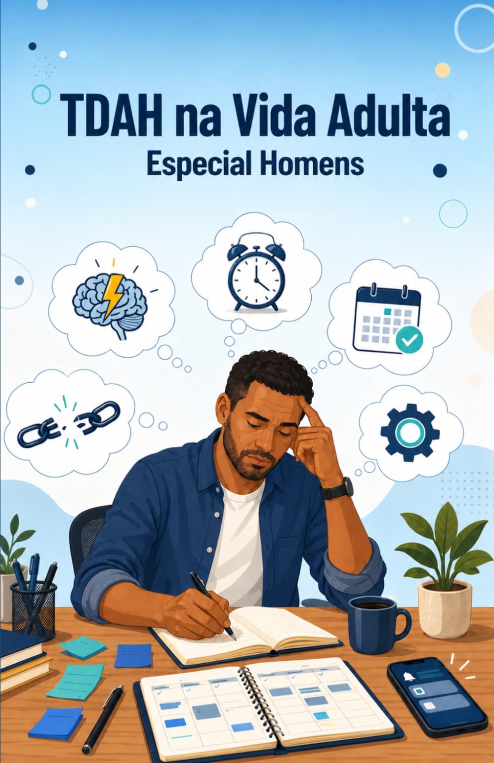 TDAH na Vida Adulta - Especial Homens: Como Identificar, Entender e Viver Melhor com o Seu Cérebro (Série TDAH - O Universo da Mulher com TDAH)