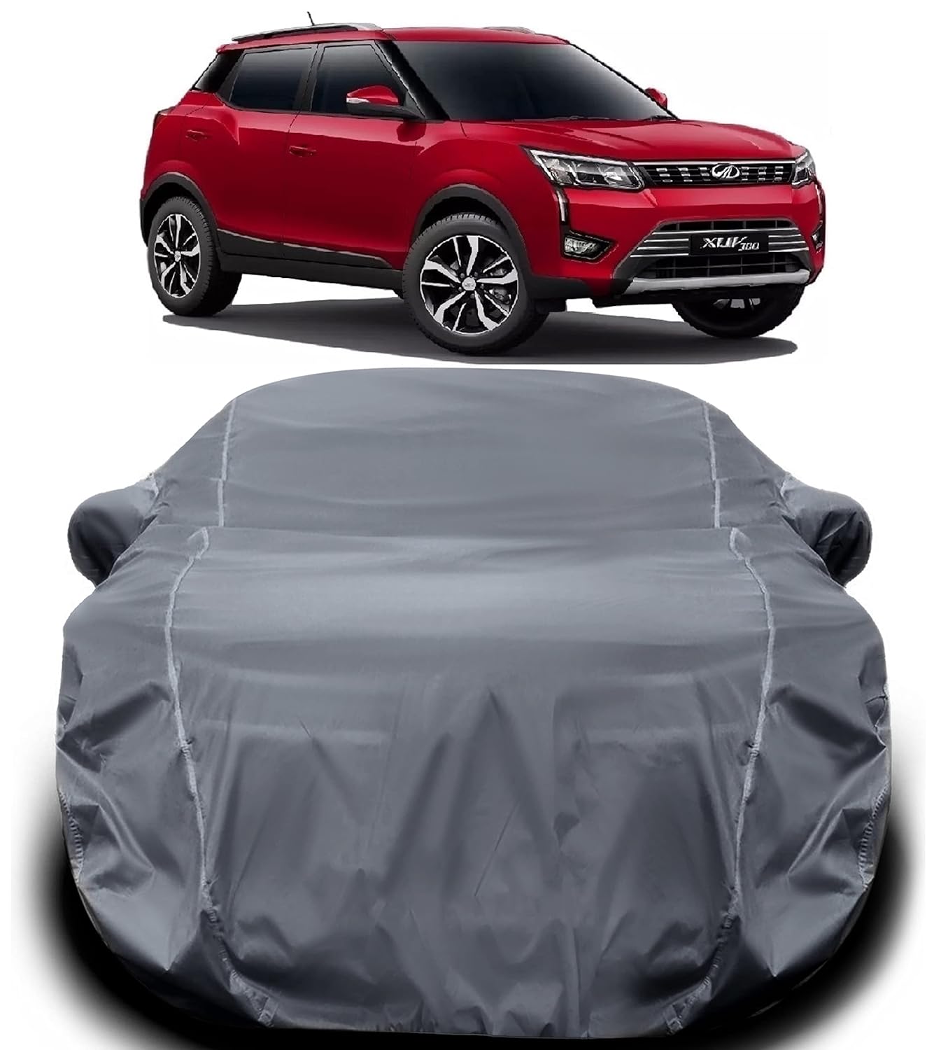 PODWILS XUV 300 Body Cover Waterproof/XUV 300 Car Body Cover/XUV 300