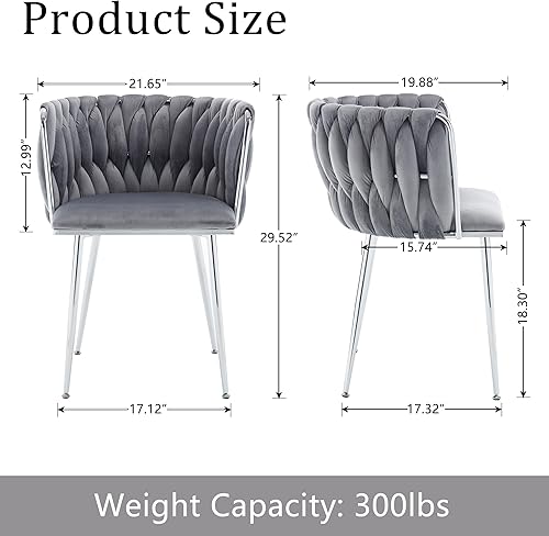Miniatura 17 de Juego de 2 sillas de comedor de terciopelo morado, sillas tapizadas para cocina y comedor, sillas de lujo para ocio, sillas de acento modernas,