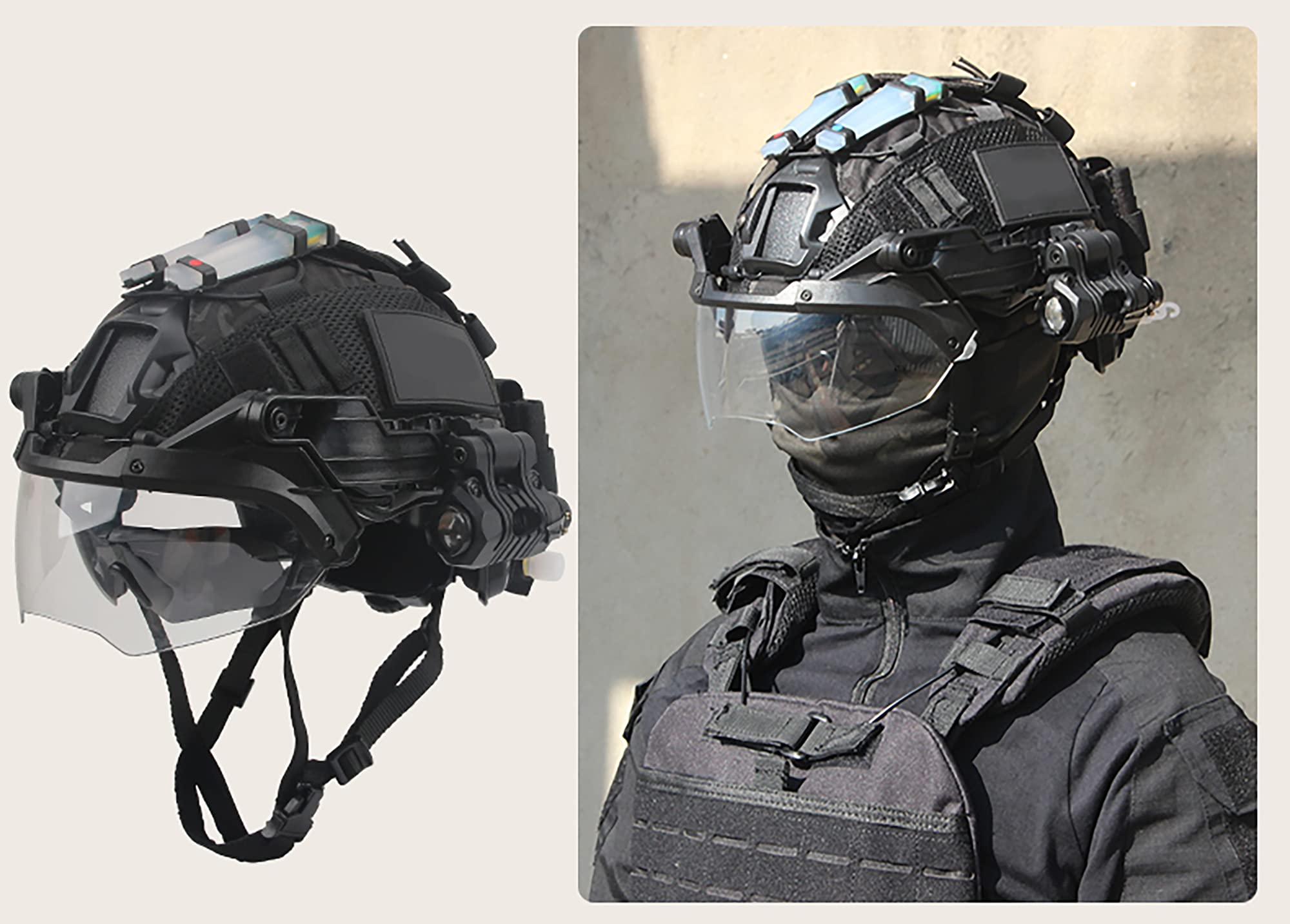 Occhiali tattici universali per casco, accessori per casco MICH/FAST