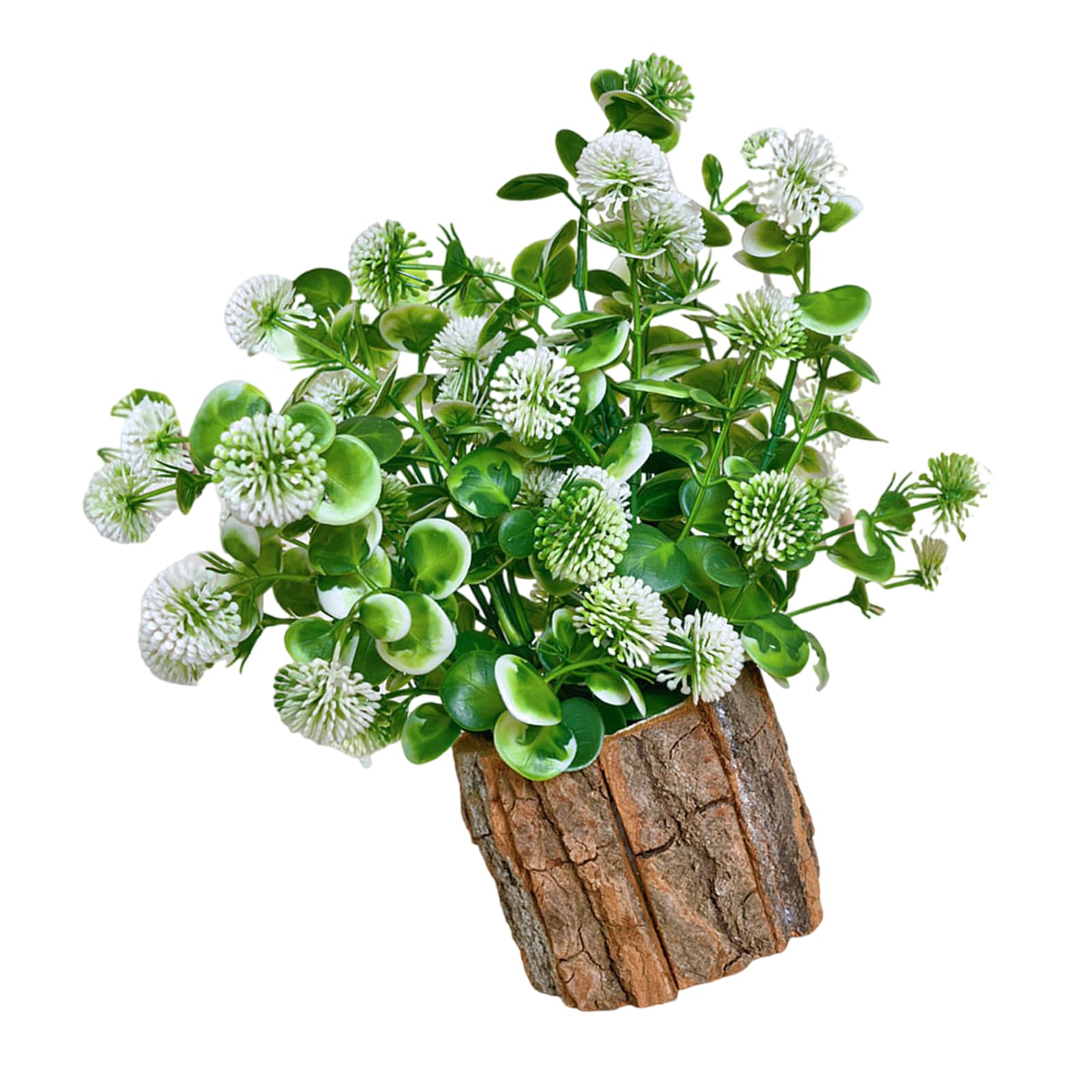 Msioytog Realistic Artificial Plant Ornament Realistic Simulation Potted Plant Decoration for Living Room Bedroom Kitchen Home Decoration