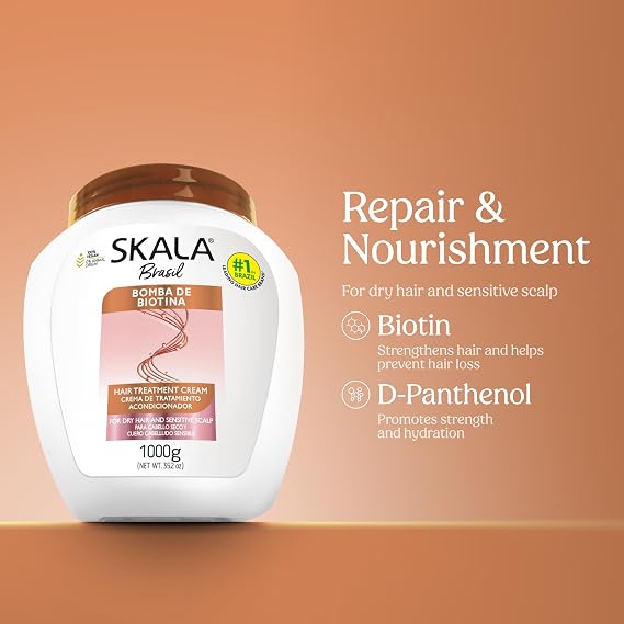 SKALA Bomba de Biotina 2-in-1 Treatment Cream with Biotin 35.3 Oz