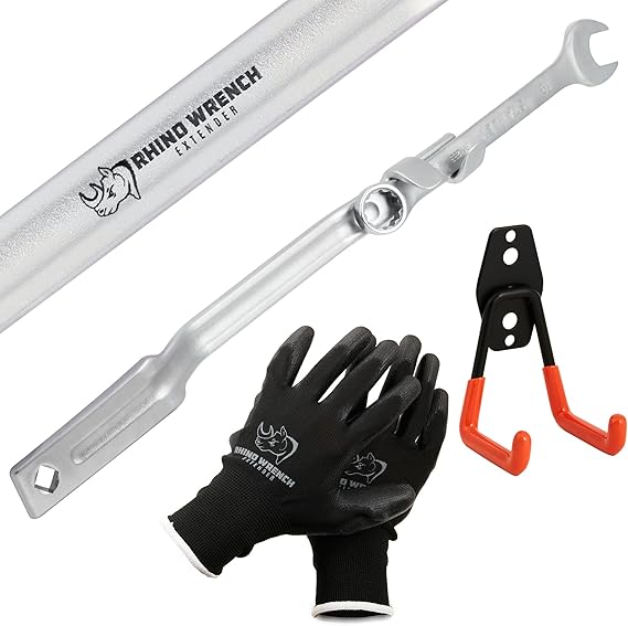 Rhino Wrench Extender Tool Bar ExtraLong 15 Inch Wrench Extension