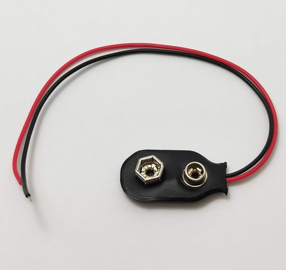 9v Block Batterie Anschluss