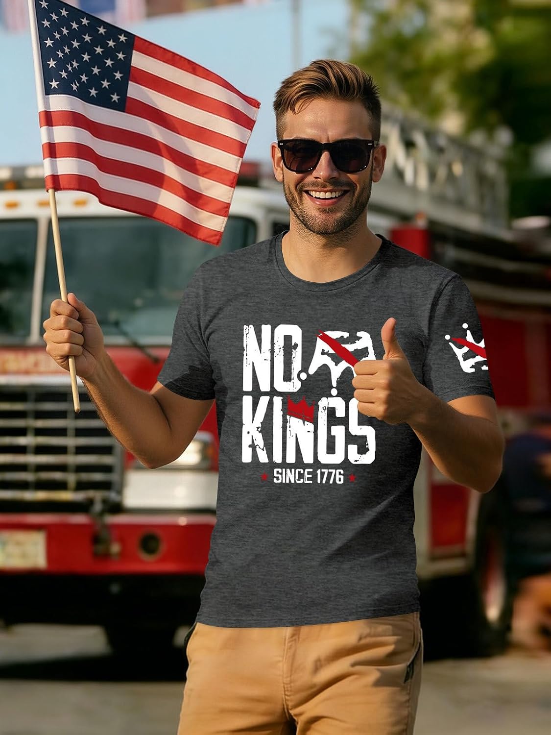 4th of July Shirts for Men American Flag Patriotic Shirts 250 Anniversary USA Stars and Stripes Independence Day Tee Top