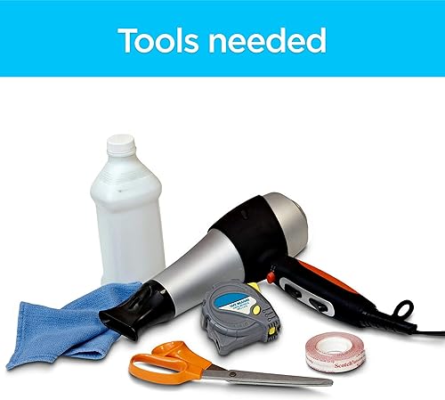 Miniatura 19 de 3M Kit aislante para ventanas para interiores, película aislante para ventanas para calor y frío, ventanas de 5-3 x 5 pies