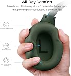 TOZO HT3 Casques d'annulation hybride de bruit, 90H Écouteurs sans fil sur écouteurs Bluetooth Headset, Spatial Audio AI Dialoguez avec 5 Mics, prend en charge la connexion double et USB-C Entrée, avec 32 EQ Modes musicaux