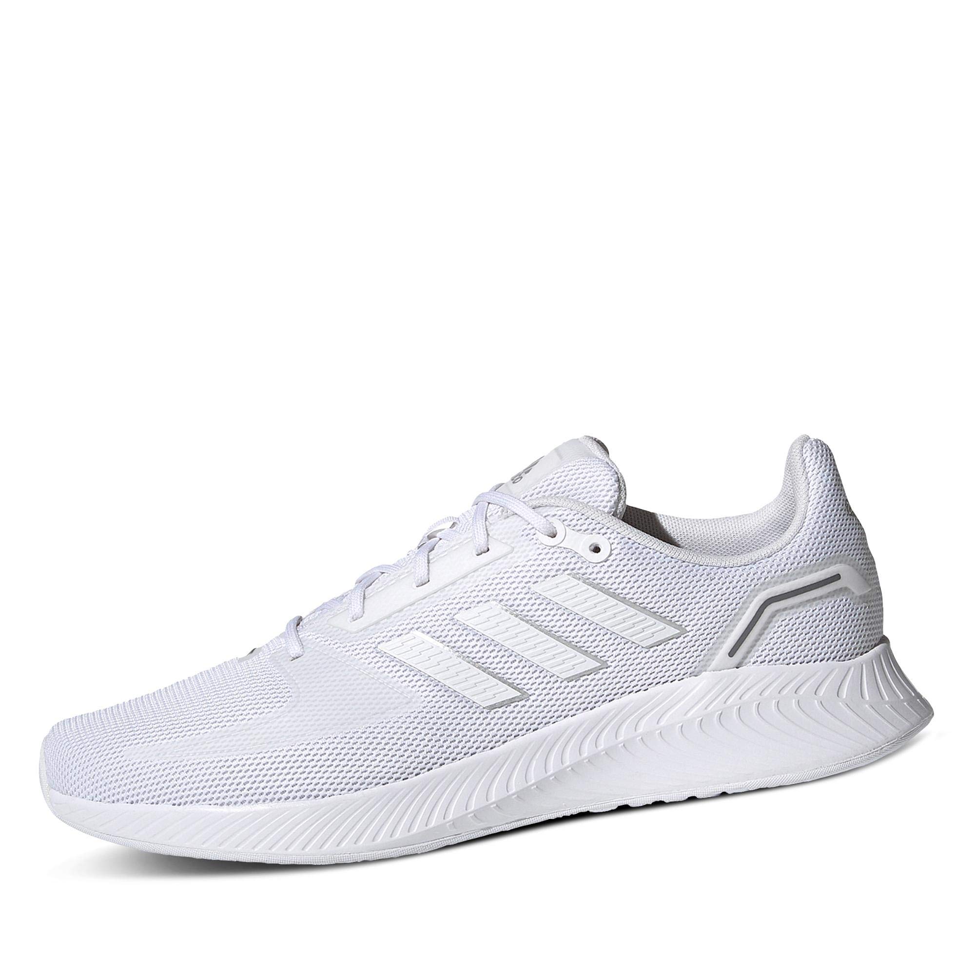adidas Men's Semi Night Fl/Black/Scarlet Running Shoe, FTWR White FTWR White Silver Met, 11.5