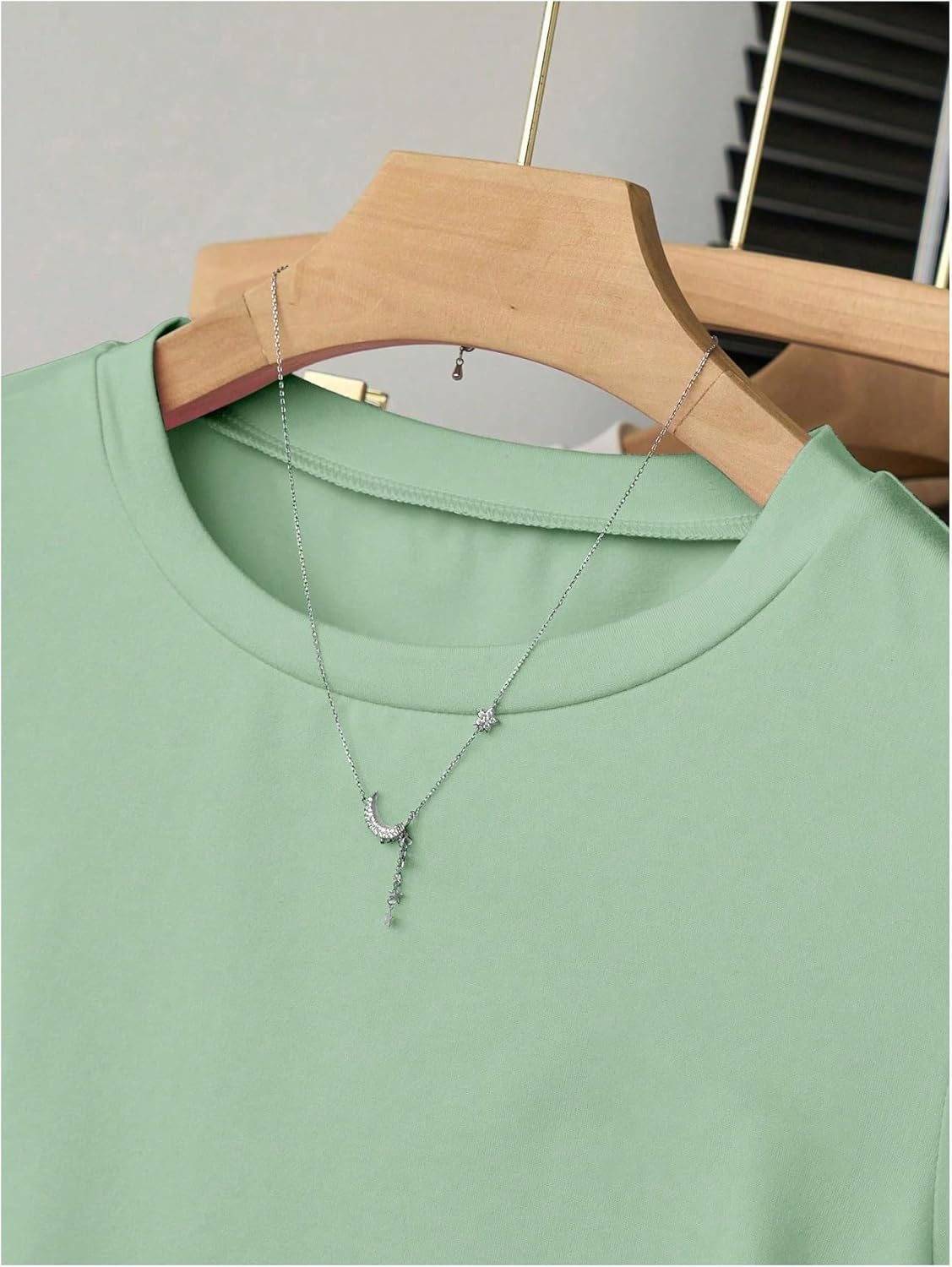 Girl's 3 Packs Short Sleeve Ruched T Shirt Crewneck Slim Fit Basic Tee Tops Summer Clothes - Image 4