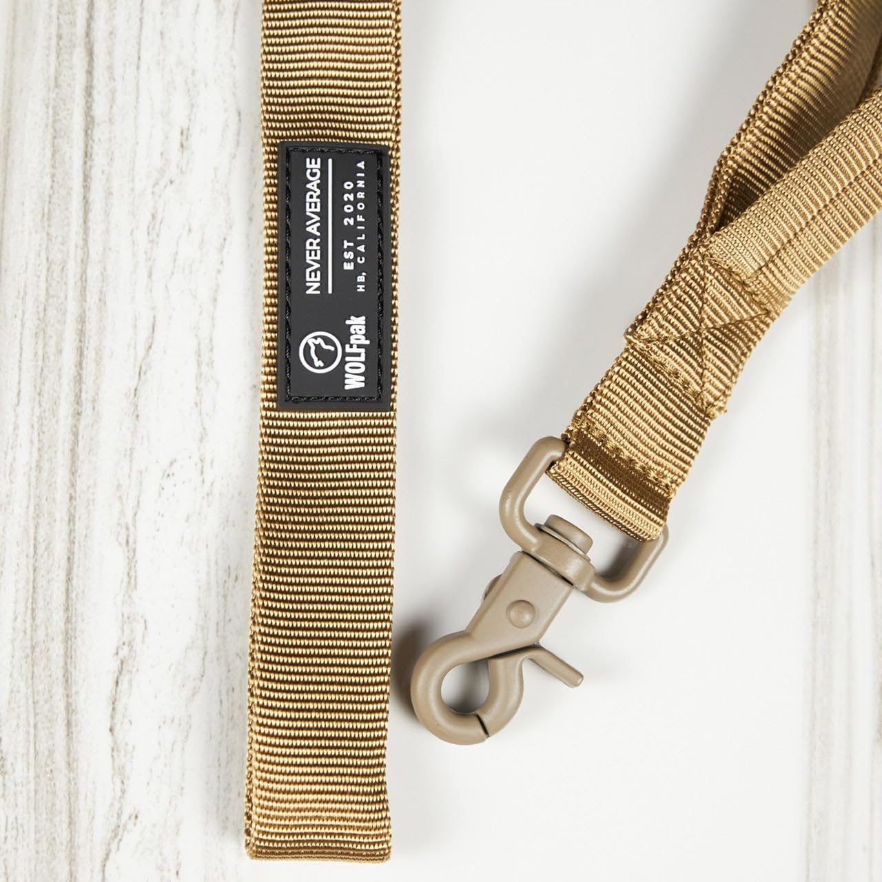 Tactical Nylon Leash (Khaki)