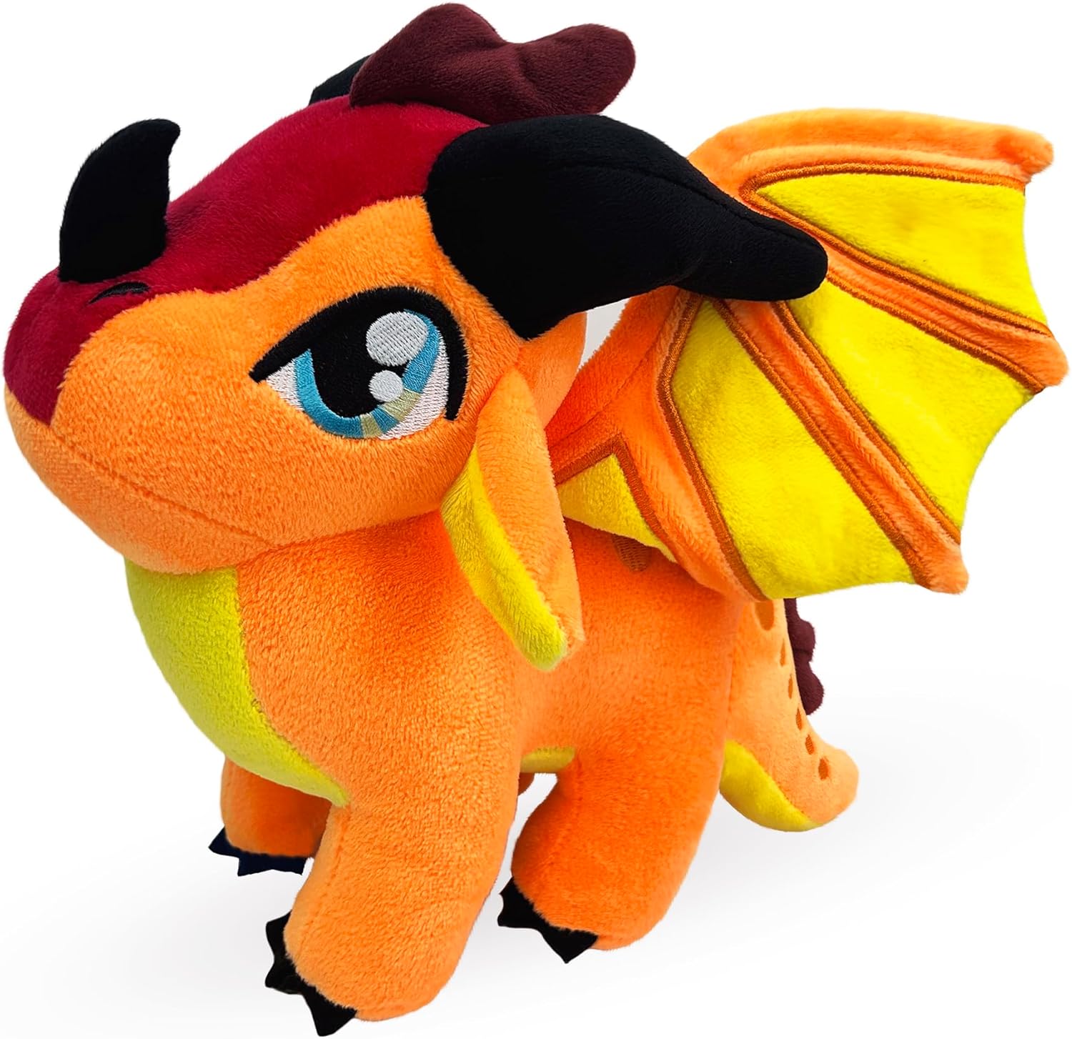 Kobataro Wings Dragon Plush Stuffed Animal Toys Plushies Cute Dragon Figure Merch Present for Kids Aged 3+ (Blue)