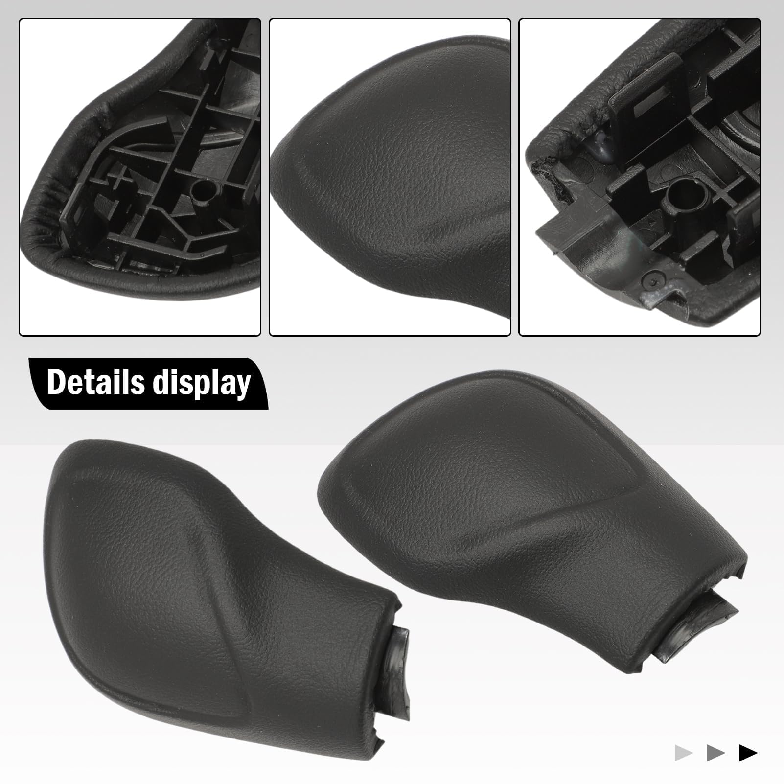 Schalthebelkopf Mit Chromleiste, Passend Für Volkswagen Golf 6, Golf 7 R, GTI, B7, B8, CC, R20, JTA, MK6, GLI, Schwarz. Schaltknauf