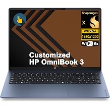 iCarp Customized Laptop Made with HP OmniBook 3 Laptop 14" WUXGA Touch Snapdragon X 8-core Up to 45 Tops 16GB RAM 256GB/512GB/1TB/2TB SSD for Creator Designer Business Professional Win11