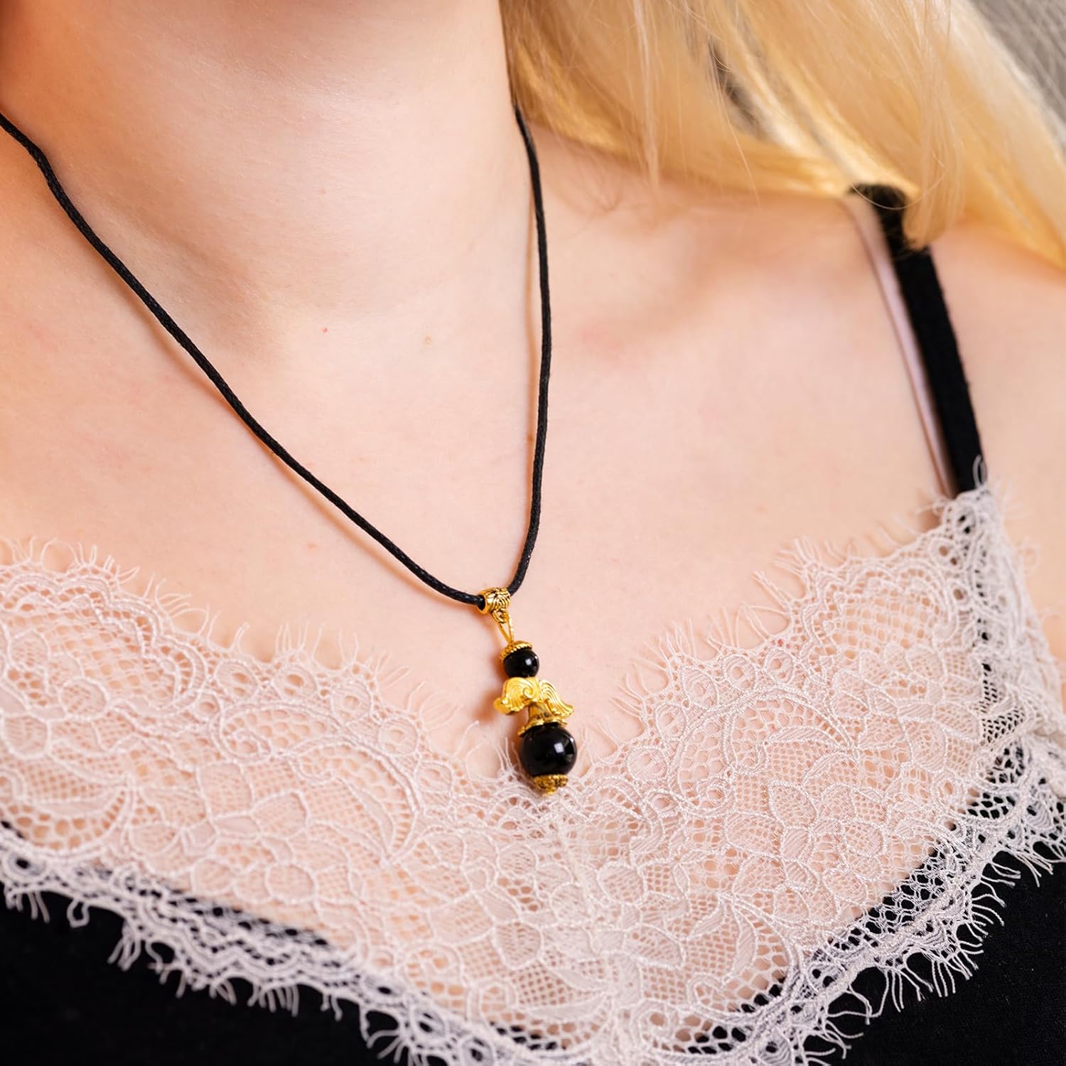 4 Pcs Black Cord Necklace, Men Waterproof Choker Necklace String With Clasp, Braided Rope Chain for Jewelry Making Men Women - Image 4