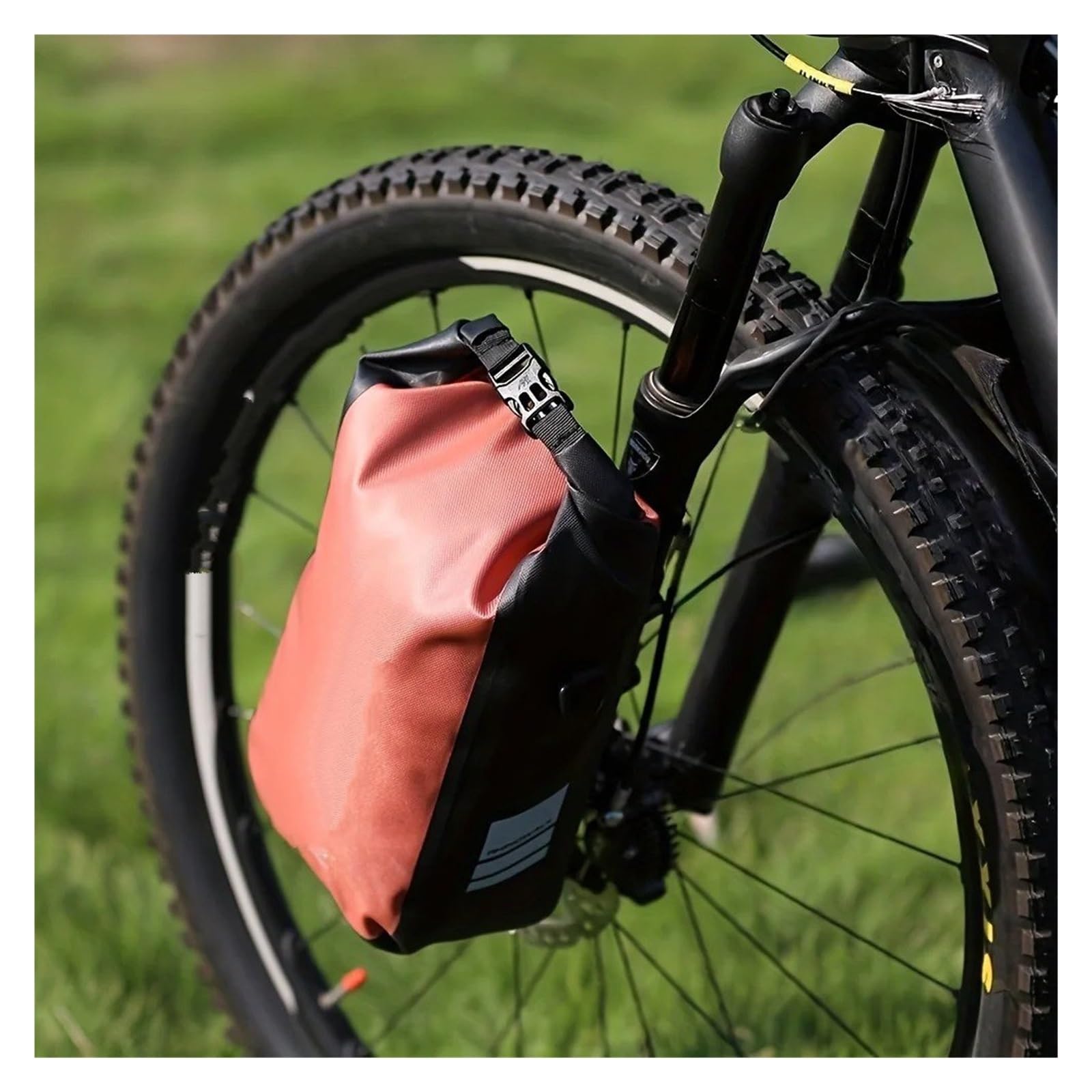 Borsa Moto Per Xiaomi 4L 6L Borsa Scooter Elettrico Accessori Forcella Anteriore A Sgancio Rapido Bicicletta Sportiva Impermeabile Selle Moto Bagagli(Blue-4L)
