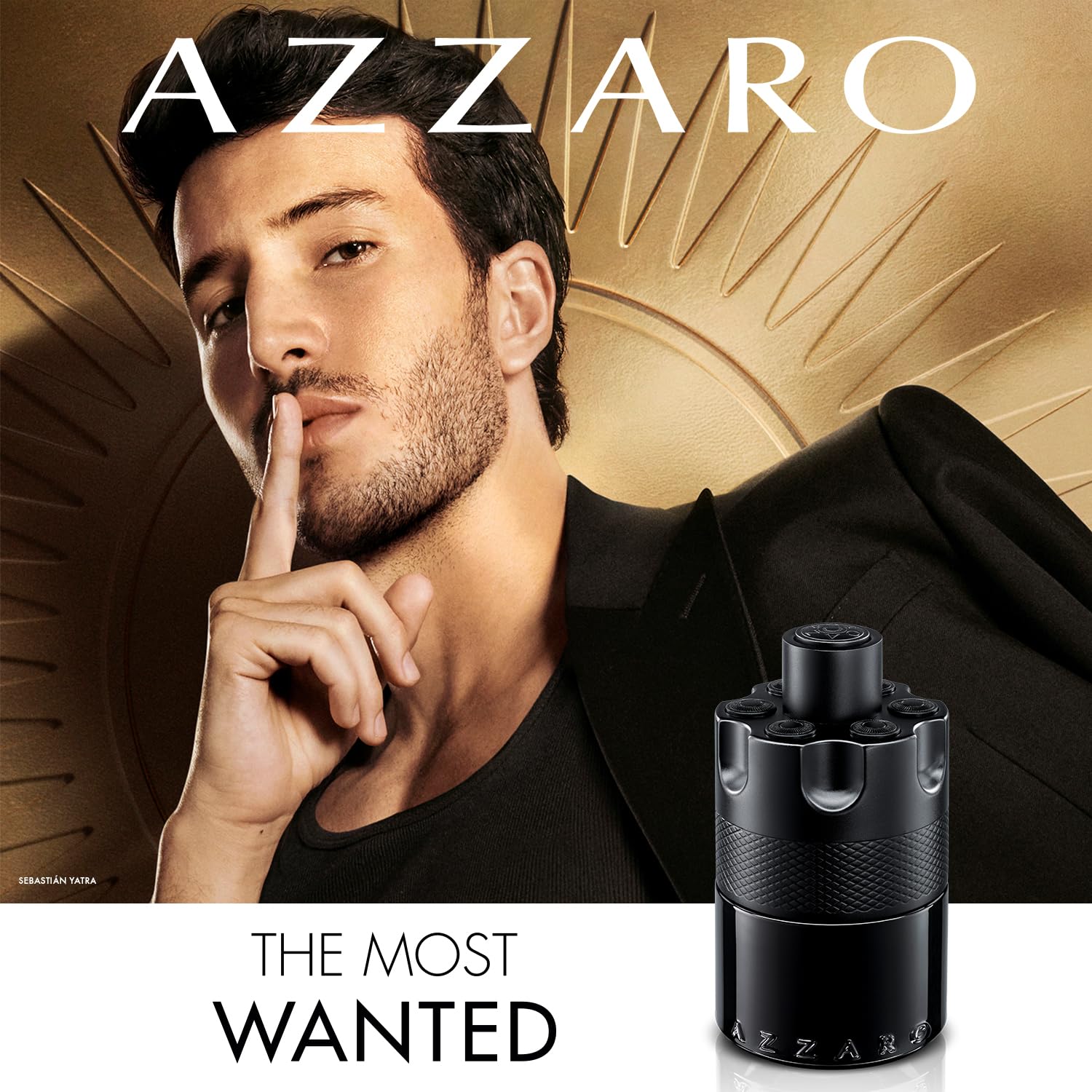 Azzaro The Most Wanted Eau de Parfum Intense - Woody & Seductive Mens Cologne Set ($185 Value) - Fougère, Ambery & Spicy Fragrance for Date Night - Full Size, 5 Fl. Oz & Travel Size, 0.33 Fl Oz - Image 3