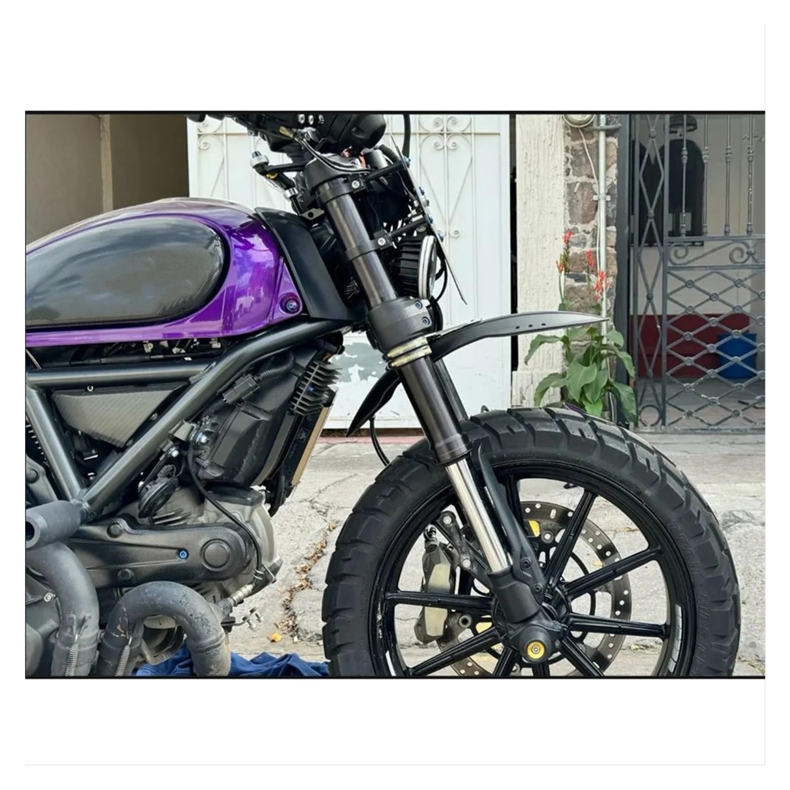 Parafango della moto Per Ducati Per Scrambler 400 800 Sixty2 Scrambler400 800 Scrambler 800 2016-2023 Parafango Anteriore Moto Moto paraspruzzi Copertura