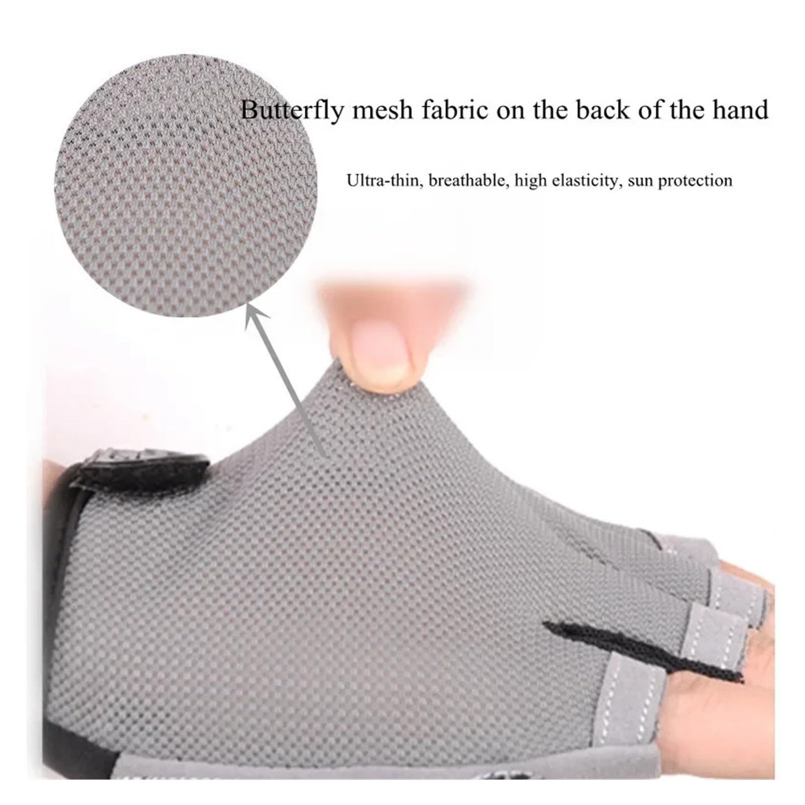 Guanti Da Fitness Guanti da ciclismo da uomo antiscivolo for bici, motociclisti, guanti senza dita estivi da donna, for fitness, sport, allenamento, palestra Per Il Fitness