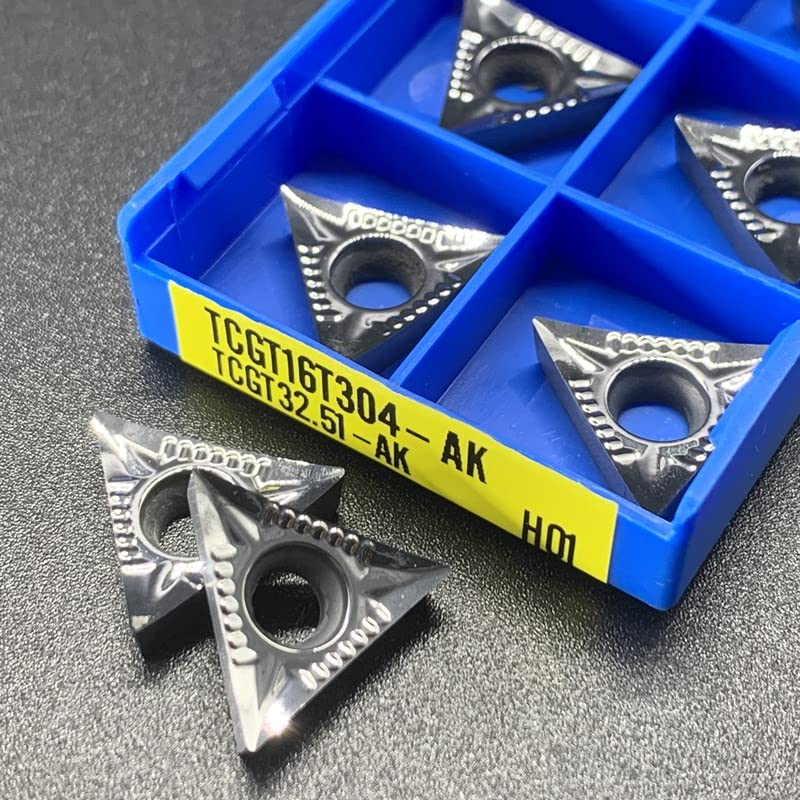 10 unidades de herramientas de torneado TCGT para metal CNC miniatura 4