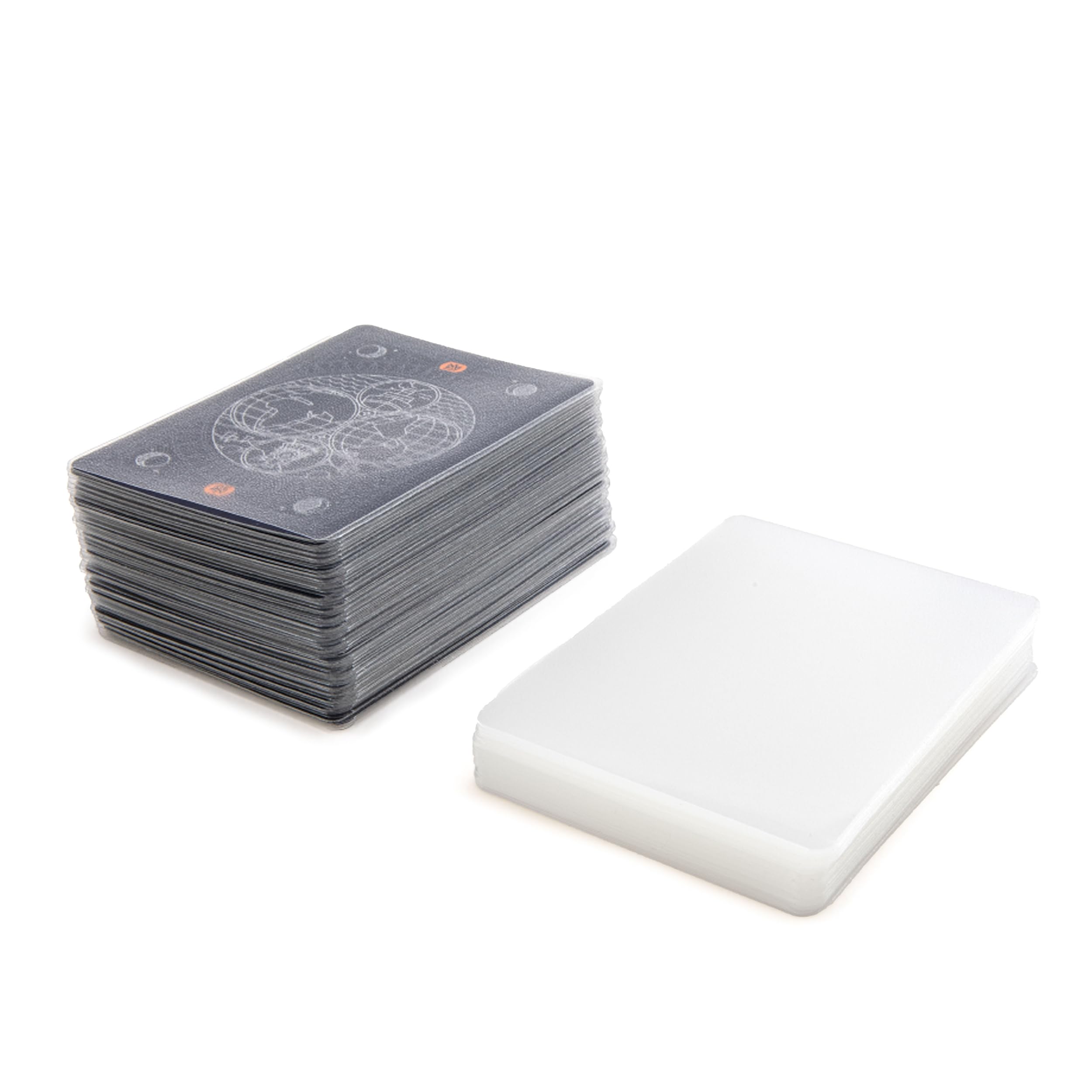 rounded corner card sleeves Corner Cut Card Sleeves (100 count) – The Pennysleever main image 1