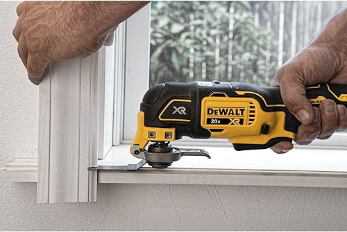 Miniatura 9 de DEWALT 20V MAX XR Herramienta multifuncional oscilante inalámbrica, motor sin escobillas de velocidad variable con luz LED, tiempo de ejecución