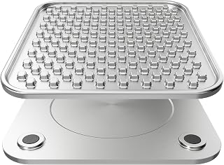 Chew-Proof Stainless Steel Lick Mat for Dogs & Cats - Double Wall, Whisker-Friendly, Non-Slip Anxiety Relief Slow Feeder Pad