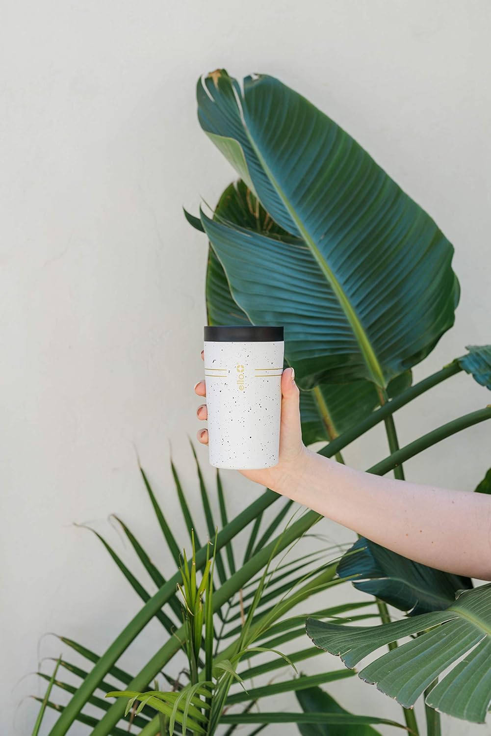 Hottest Sale Ello Jones Stainless Steel Travel Coffee Mug -Travel Tea Mug, 11oz, White Speckles