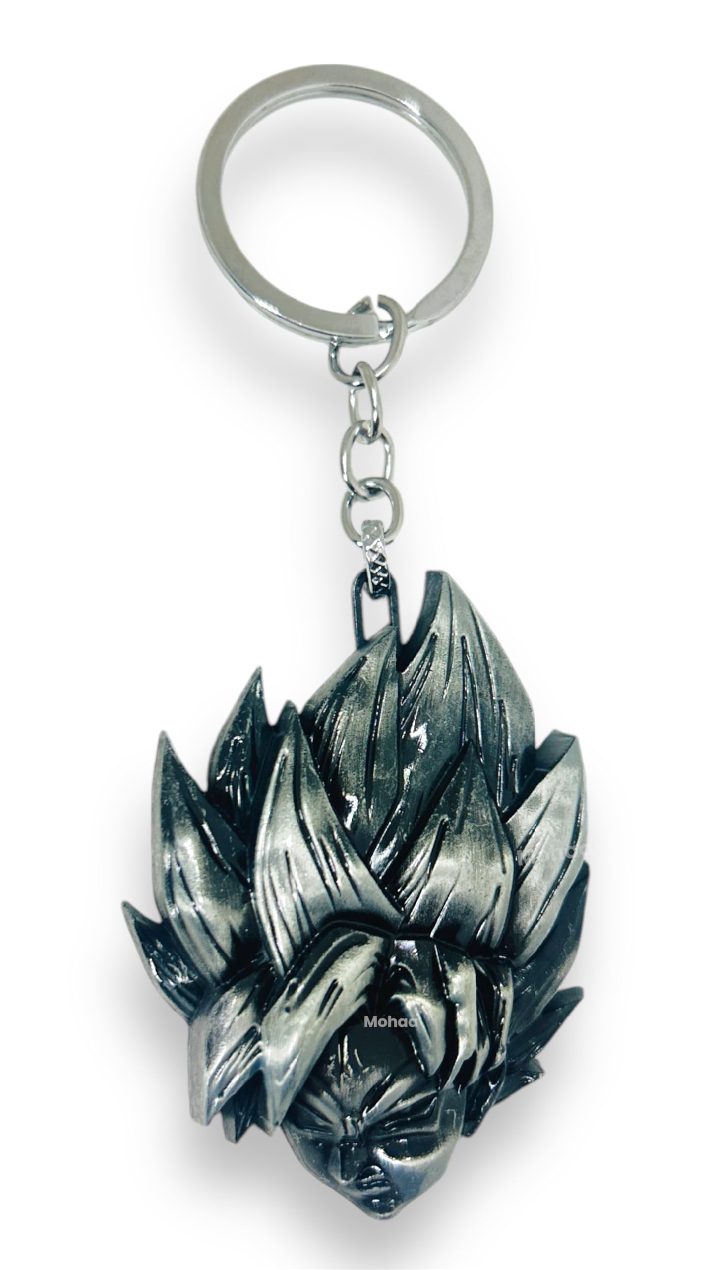 mohaaDragon Ball Z Keychain - Goku Spinner Anime Keychain Metal Keyring for Bike, Car, Home