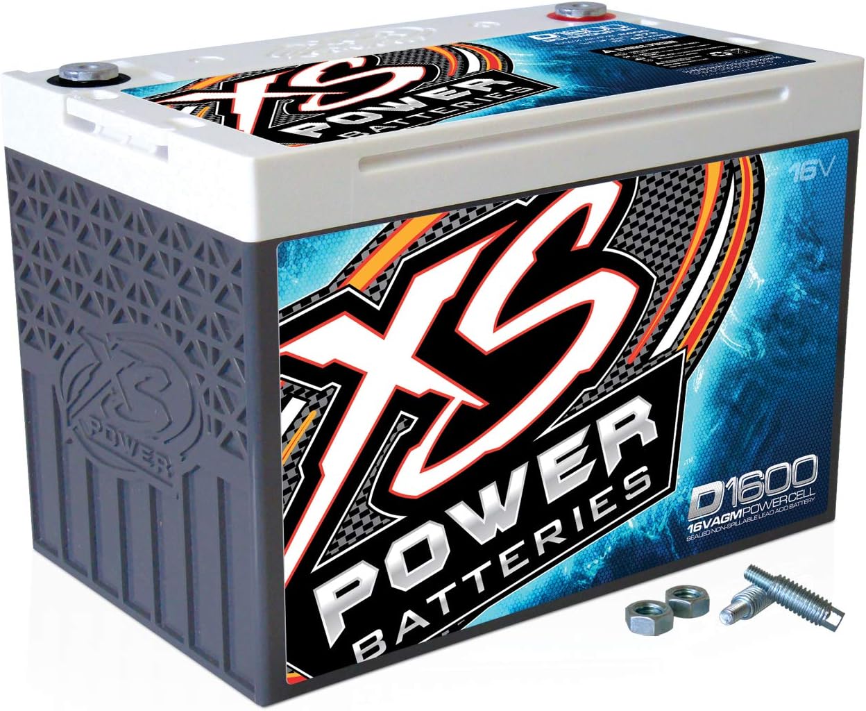 XS Power D1600 16 Volt AGM Racing Battery
