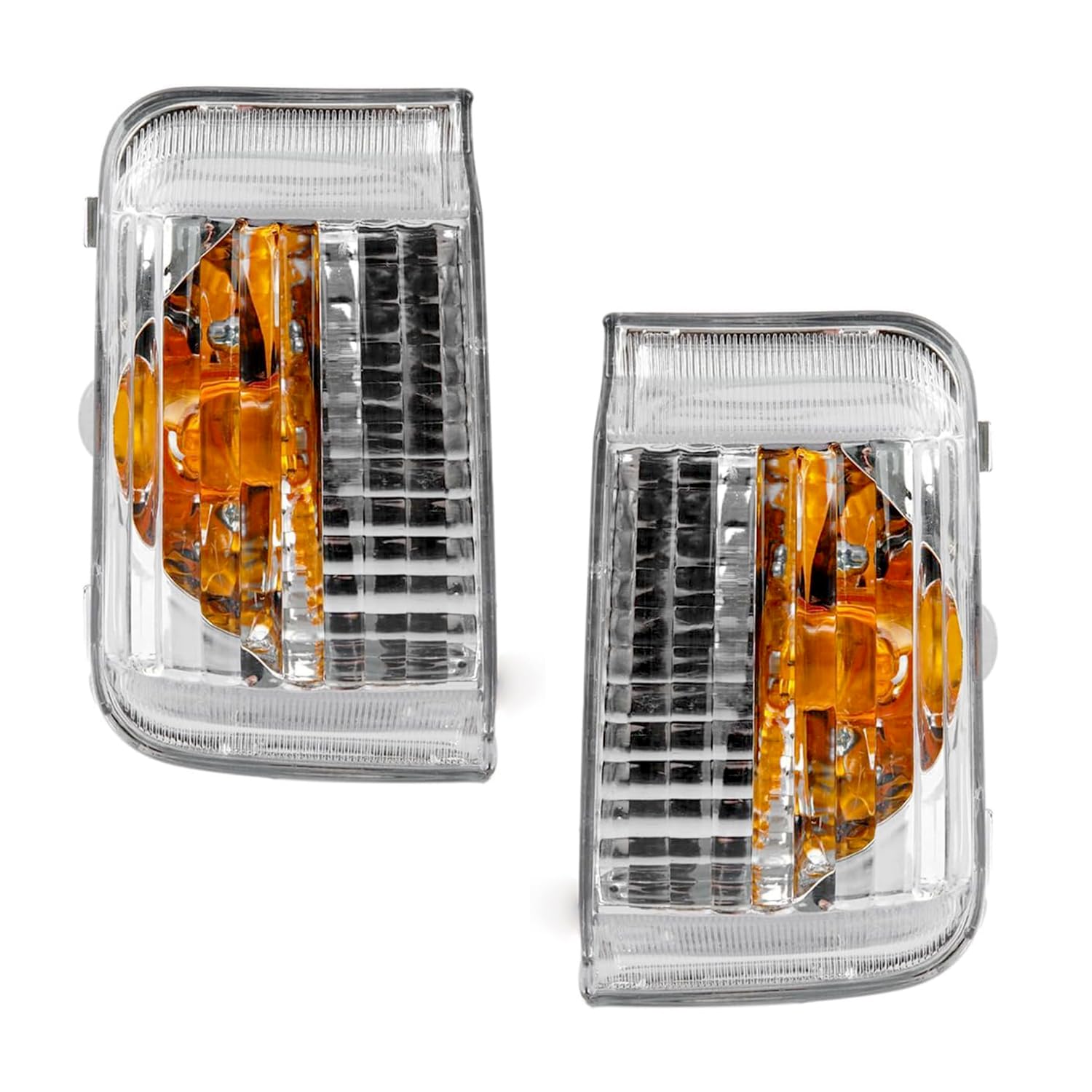 Lot de 2 clignotants de rétroviseur gauche et droit | Lot de clignotants latéraux compatibles avec Peugeot Boxer 250 2005+ Citroën Jumper II Fiat Ducato III 2006+ 6325H3 71748254