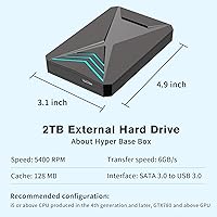 Vista 5 de JAnimauxx Hyper Base Lbox Retro Game Console with Built in 4280 Top Games, Emulator console with 18 Emulators, 2TB Game Console HDD with LaunchBox