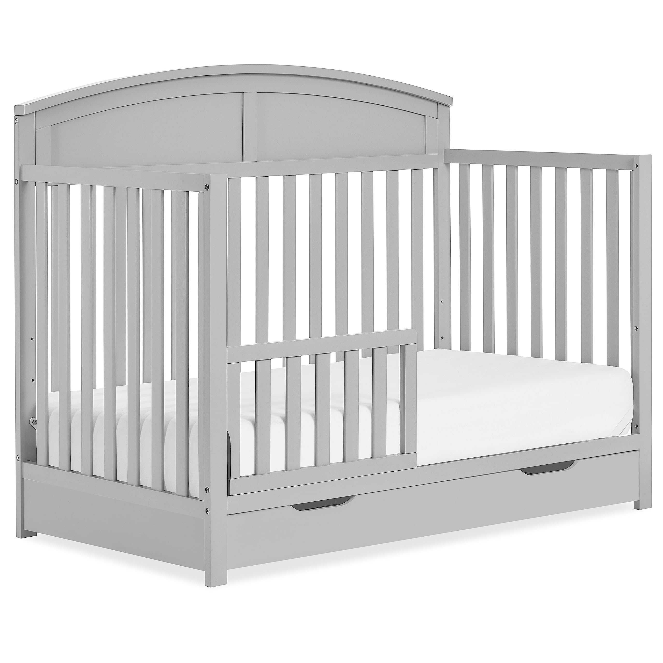 Dream On Me Storybrooke 5 in 1 Convertible Crib with Under Drawer