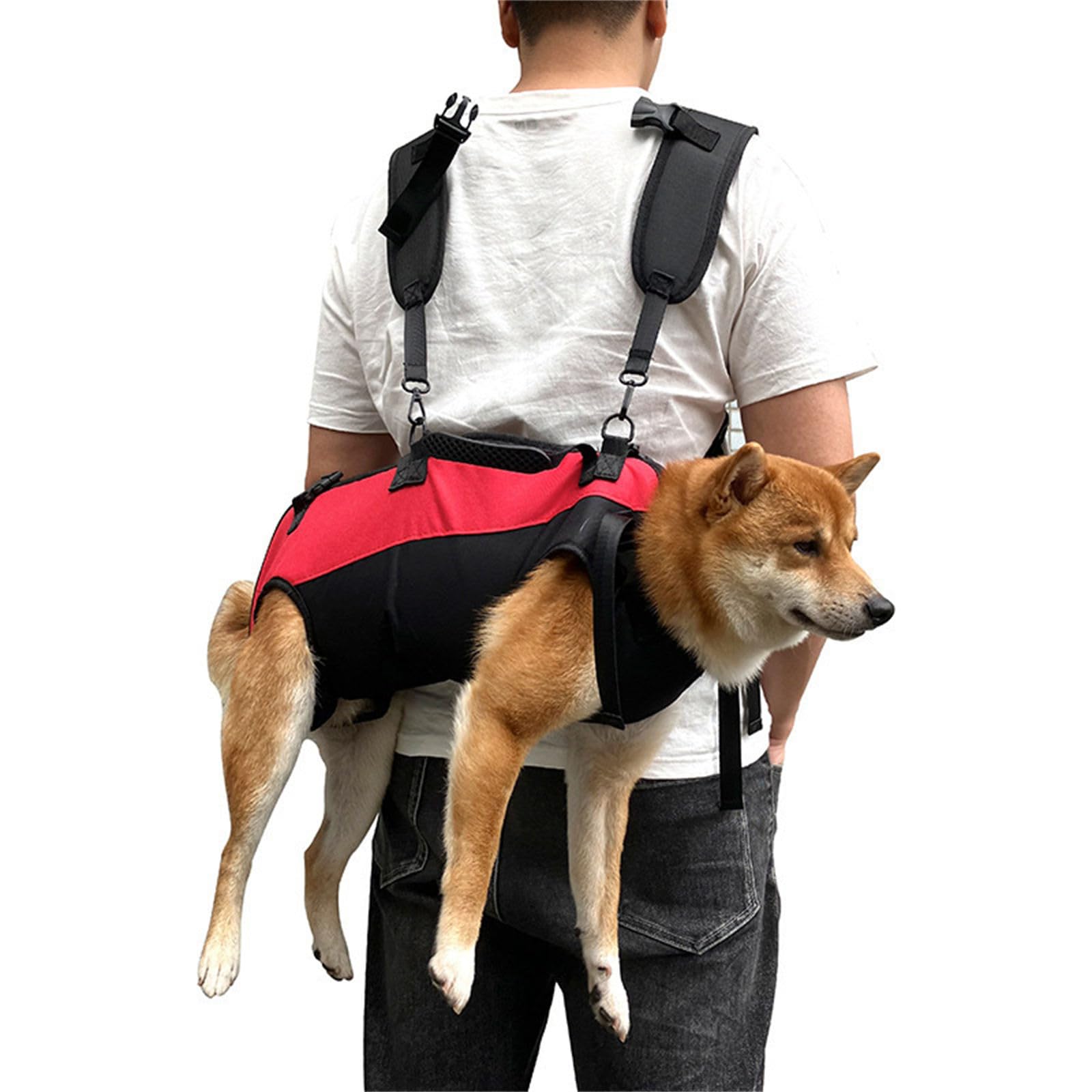 Borsa da viaggio per animali domestici, resistente all'acqua e regolabile, tracolla orizzontale che abbraccia la borsa per il trasporto del panno di Oxford di uso di viaggio dell'amante