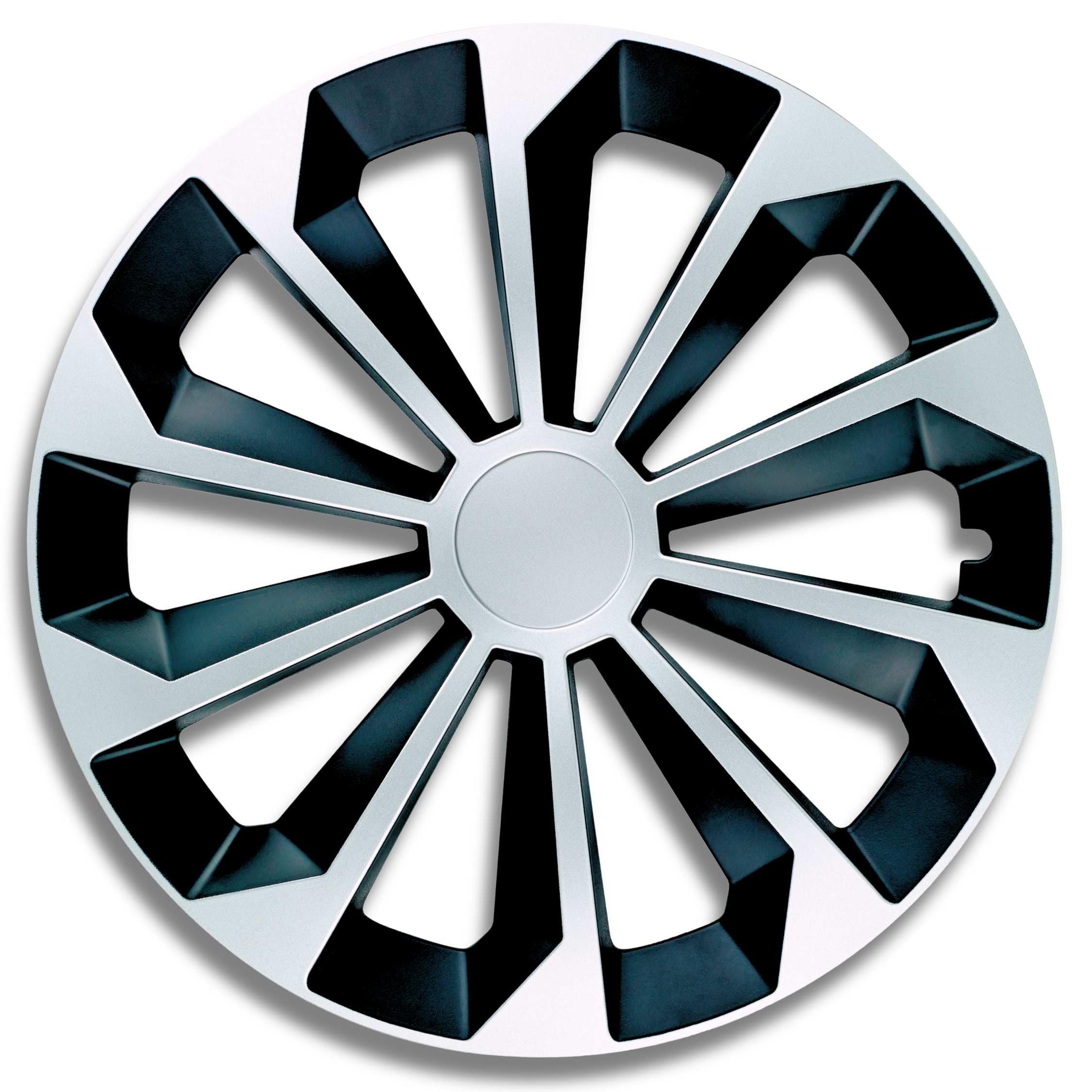 Enjoliveurs de Roue 15 Pouces Noir Jeu de 4 Malibu pour Jantes Acier | Cache-roue & couvre-jante, résistant à la corrosion et aux intempéries, pose facile par clip, pour la plupart des voitures