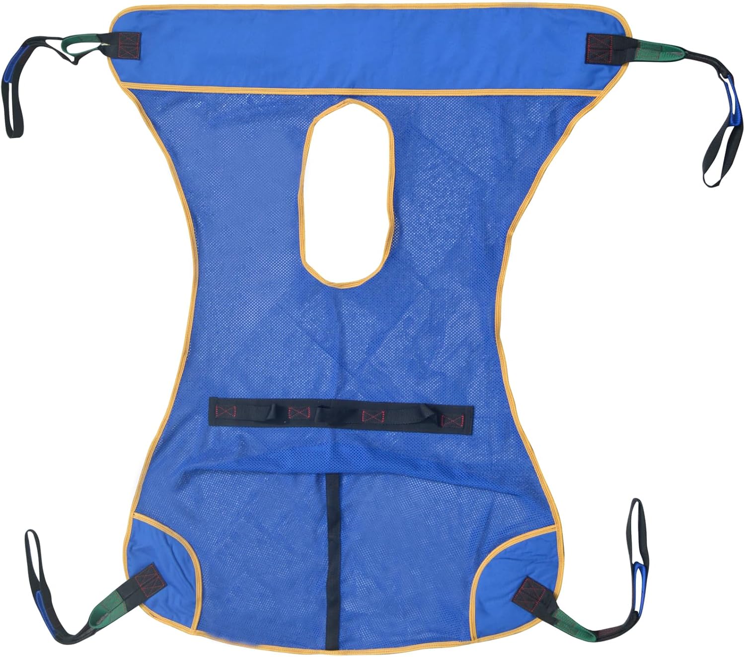 Full Body Mesh Commode Patient Lift Sling,600lbs Weight Capacity-Compatible with Hoyer, Invacare, McKesson, Drive, Lumex, Medline, Joerns (L)