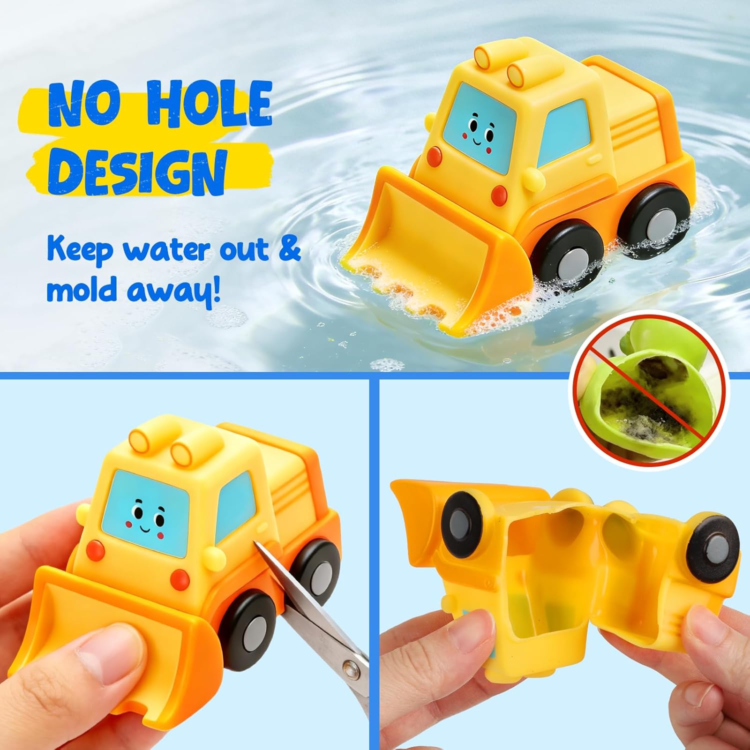 6 Pack Swimming Bath Toys