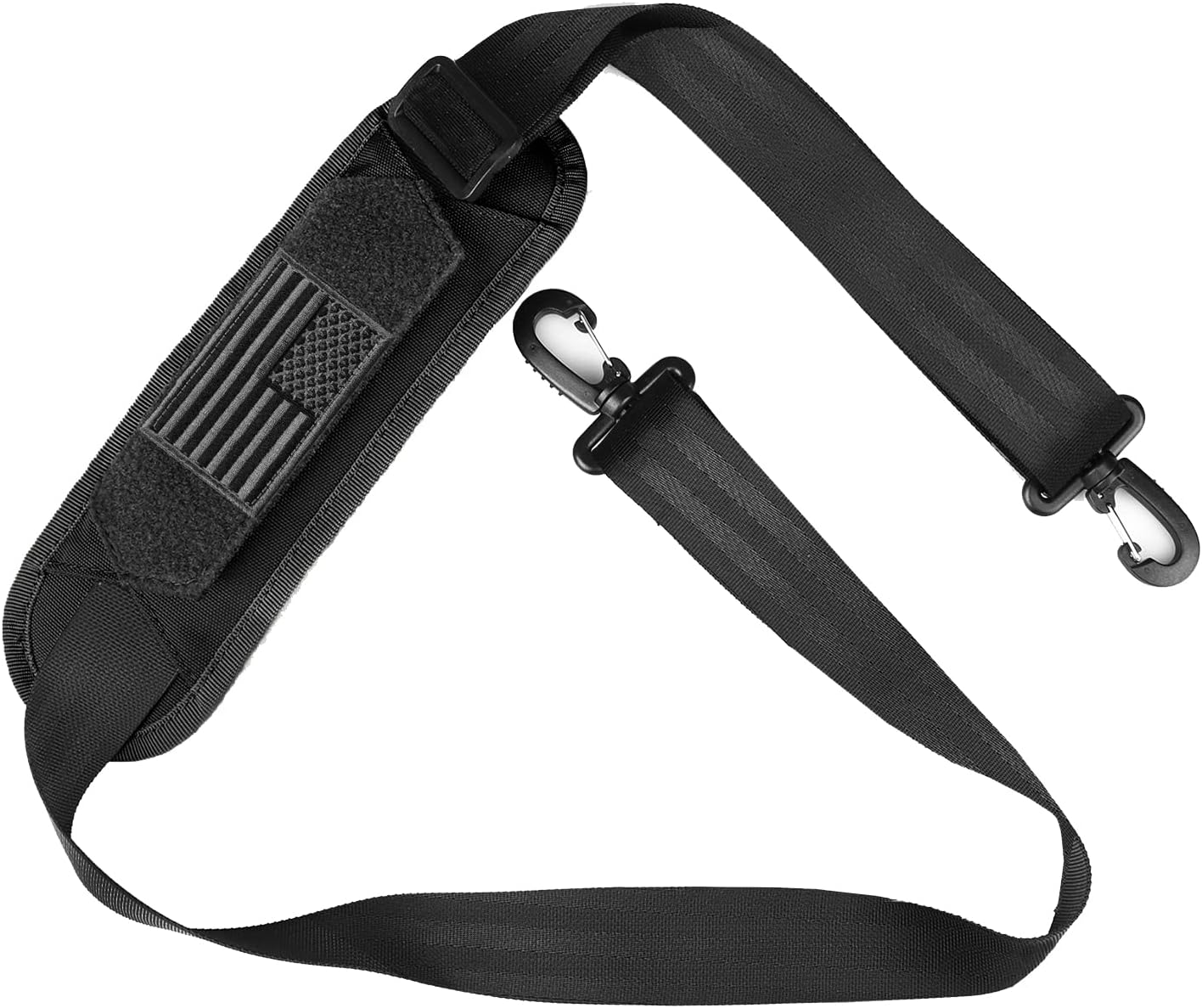 AMYIPO Luggage Duffel Bag Shoulder Pad 52" Universal Replacement Laptop Adjustable Shoulder Strap for Duffel Bag Strap Computer Bags Laptop Case Crossbody Bag Strap Pet Carrier (Black & Strap)